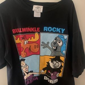 Vintage Rocky and Bullwinkle shirt